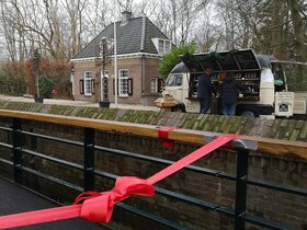 foto opening brug oud blaricumerweg